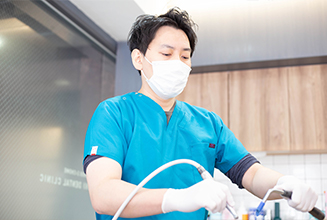 痛みを抑えた治療